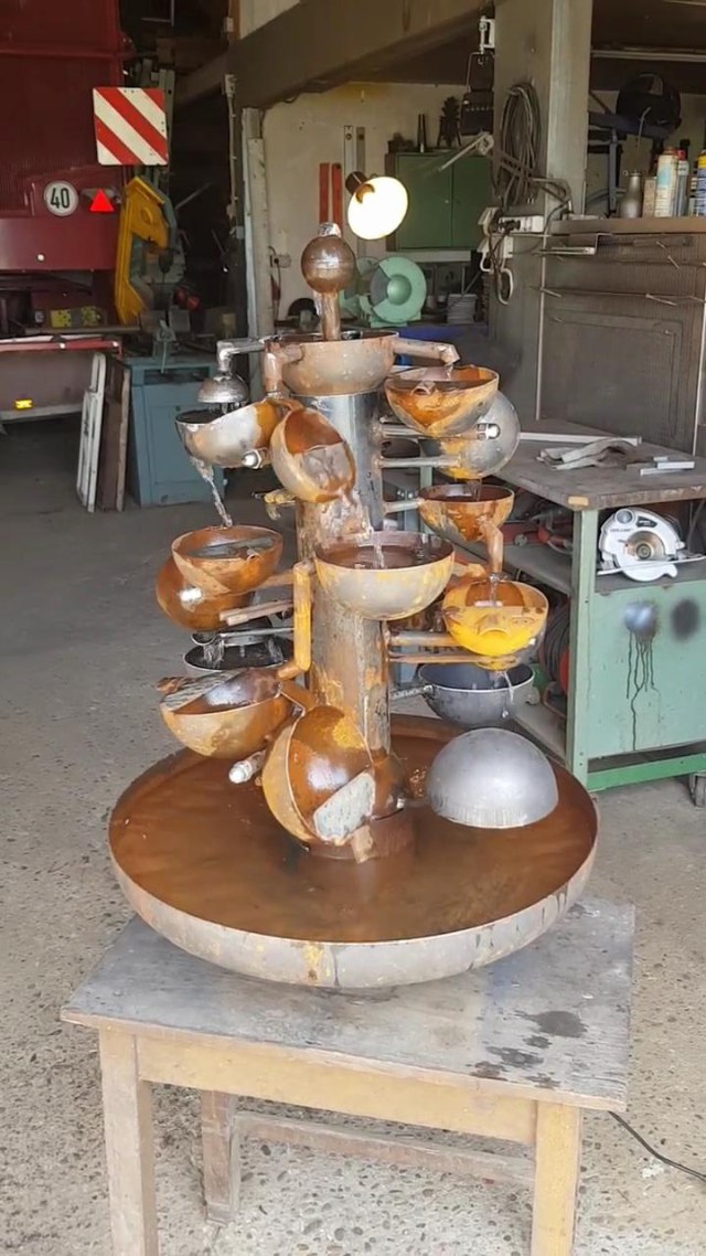 Entstehung Brunnen roh